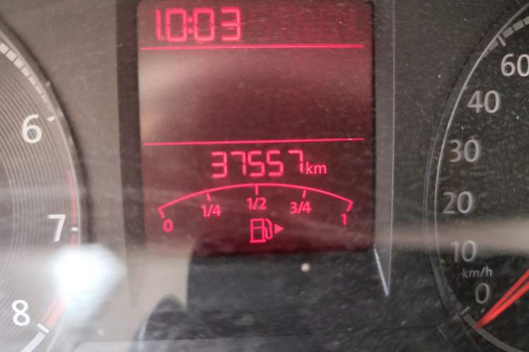 Used Volkswagen Santana 2019 1.5L Manual Fashion Edition China V Standard Odometer Close Up