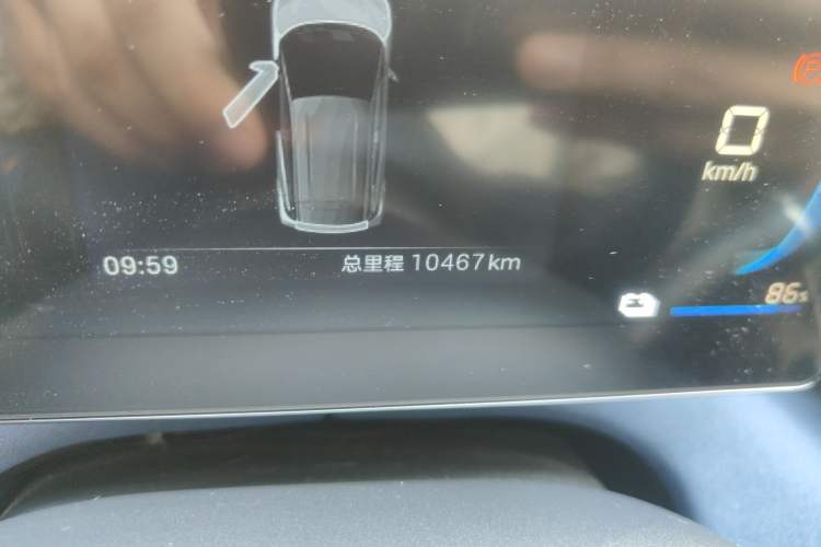 Used BYD Seagull 2025 305 km Free Version Odometer Close Up