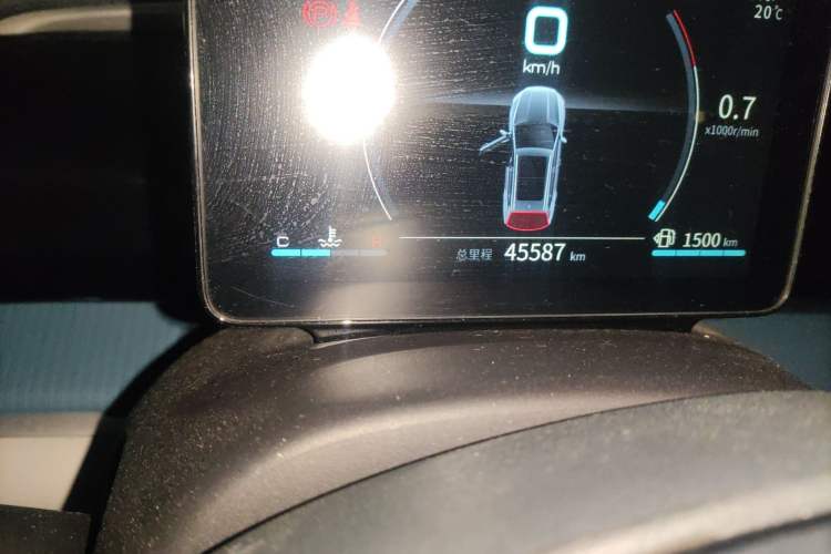 Used BYD Song Pro 2021 1.5T Automatic Xiaoyun Luxury Model Odometer Close Up