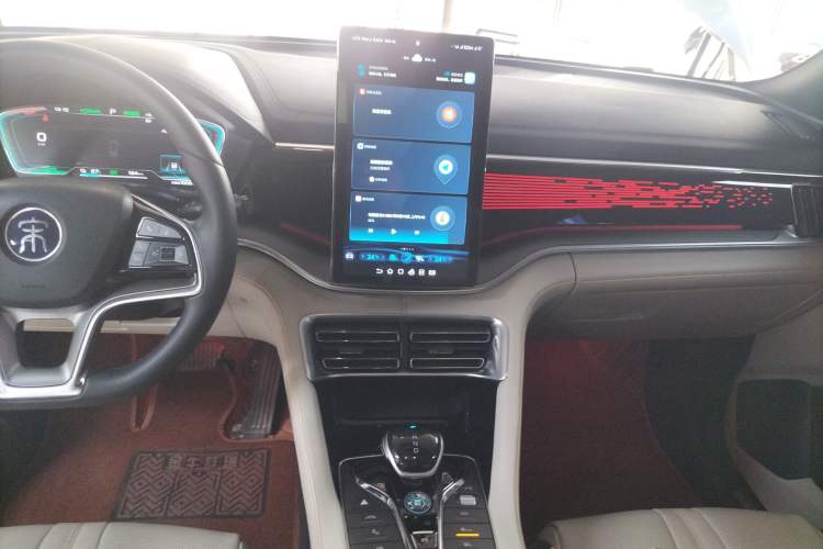 Used BYD Song PLUS New Energy 2021 EV Flagship Model Audio And AC Panel