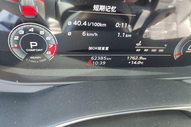 Used Audi A6 2021 Avant Pioneer 45 TFSI Star Edition Odometer Close Up