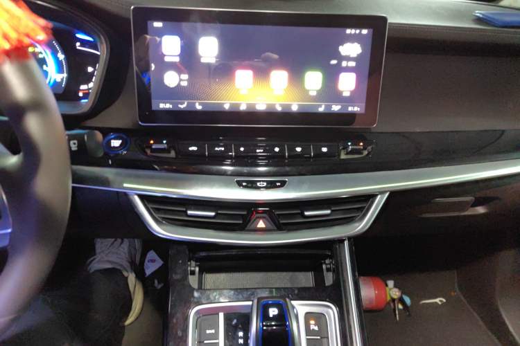 Used Geely Auto Jiajie New Energy 2019 1.5TD PHEV Deluxe Edition Audio And AC Panel