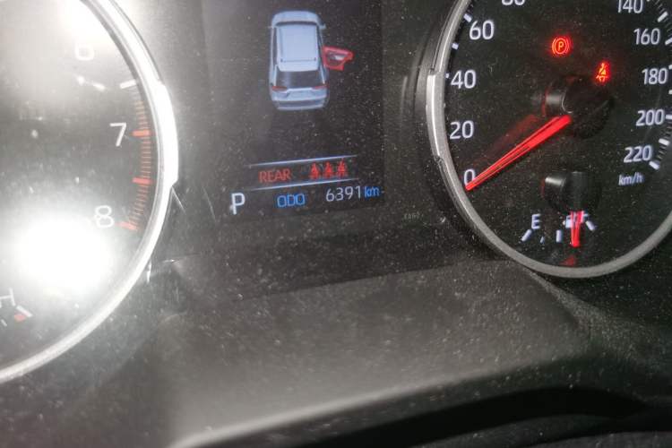 Used Toyota RAV4 2024 2.0L CVT Two-Wheel Drive Urban Edition Odometer Close Up