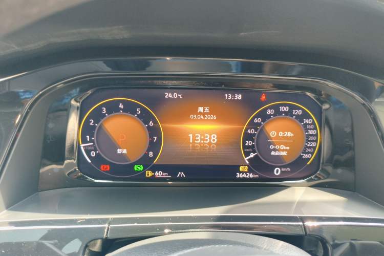 Used Volkswagen Teramont X 2023 530 V6 Four-Wheel Drive Qingyun Limited Edition Instrument Cluster