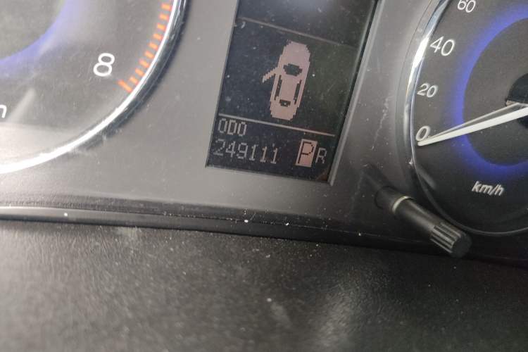 Used GAC Trumpchi GA5 2011 2.0L Automatic Prestige Edition Odometer Close Up