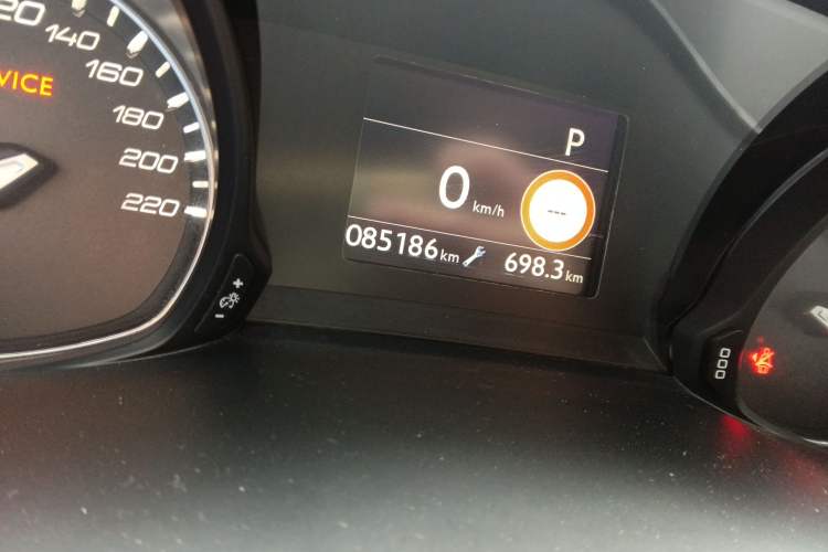 Used Peugeot 308 2016 1.6L Automatic Fashion Edition Odometer Close Up