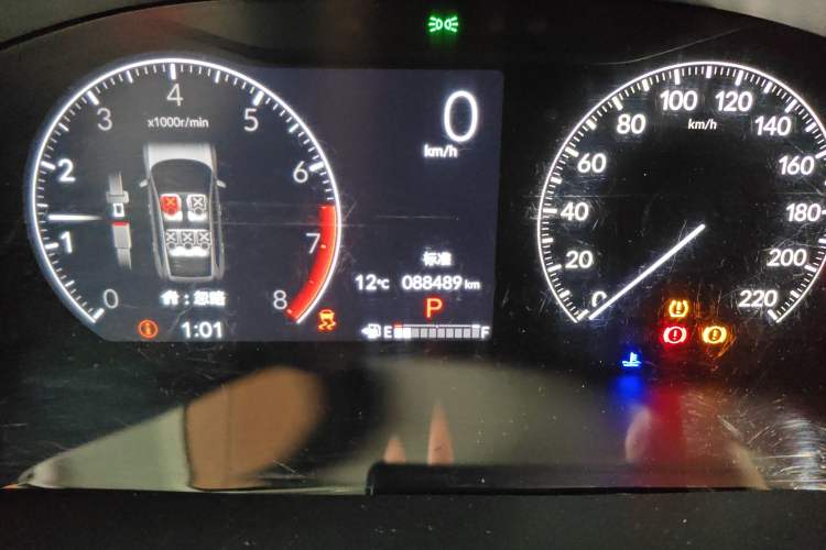 Used Honda Breeze 2023 240TURBO Two-Wheel Drive Elite Edition 5 Seats Odometer Close Up