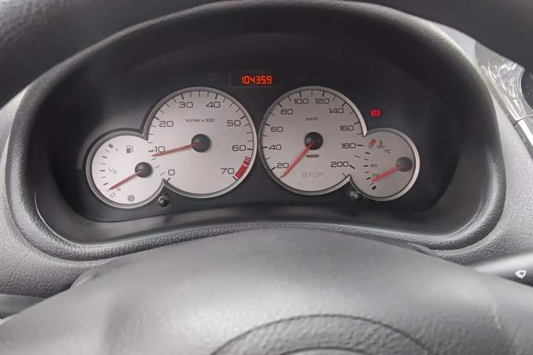 Used Citroen C2 2012 1.4L Manual Sport Model Odometer Close Up