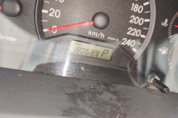 Used Toyota Corolla EX 2011 1.6L Automatic Classic Edition Odometer Close Up