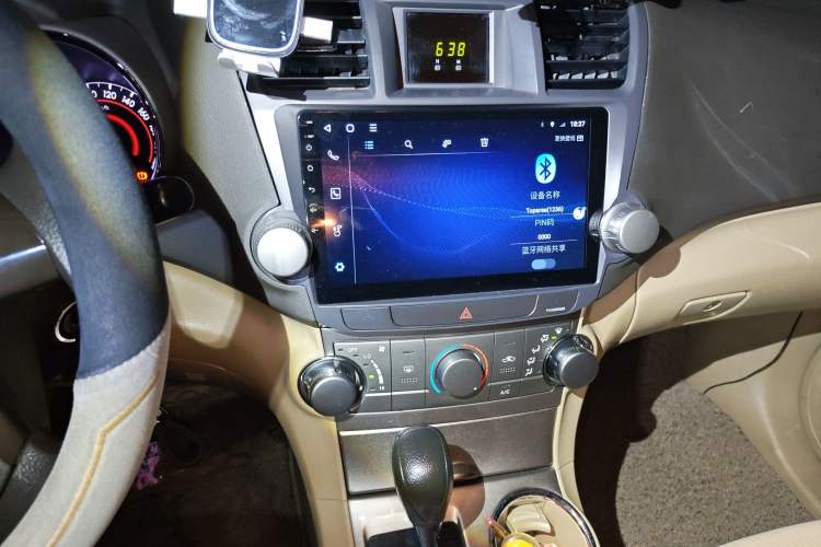 Used Toyota Highlander 2012 2.7L 2WD 5-Seater Elite Edition Audio And AC Panel