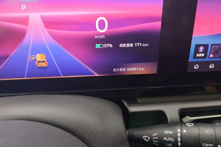 Used Baojun Spark 2023 Flagship Edition Odometer Close Up