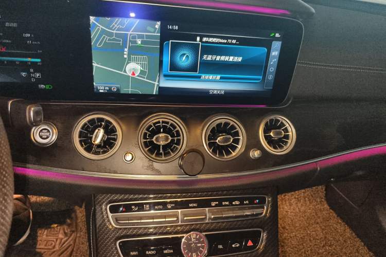 Used Mercedes-Benz E-Class 2016 E 300 L Sport Luxury Model Audio And AC Panel