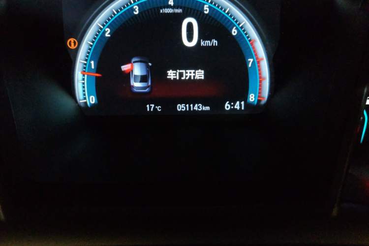 Used Honda Civic 2019 220TURBO Manual Jinkong Edition China VI Odometer Close Up