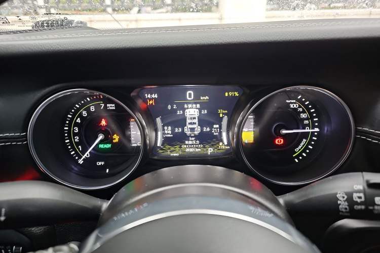 Used Jeep Wrangler New Energy 2021 Four-Door 2.0T 4xe Sahara Instrument Cluster