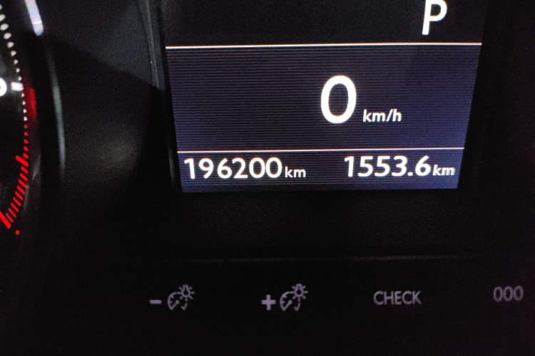 Used Peugeot 408 2014 1.6T Automatic Supreme Edition Odometer Close Up