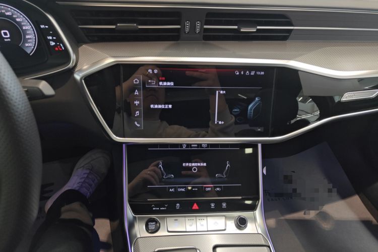 Used Audi A6L 2023 45 TFSI Prestige Dynamic Edition Audio And AC Panel