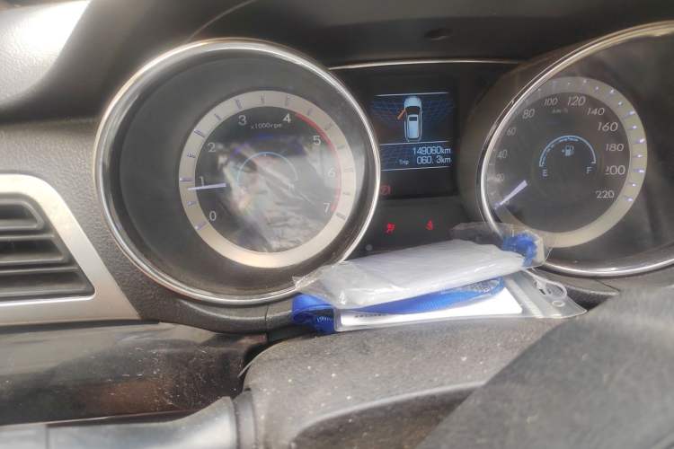 Used Foday Landfort 2017 1.9T Diesel Manual Two-Wheel Drive Flagship Edition 7 Seats Odometer Close Up