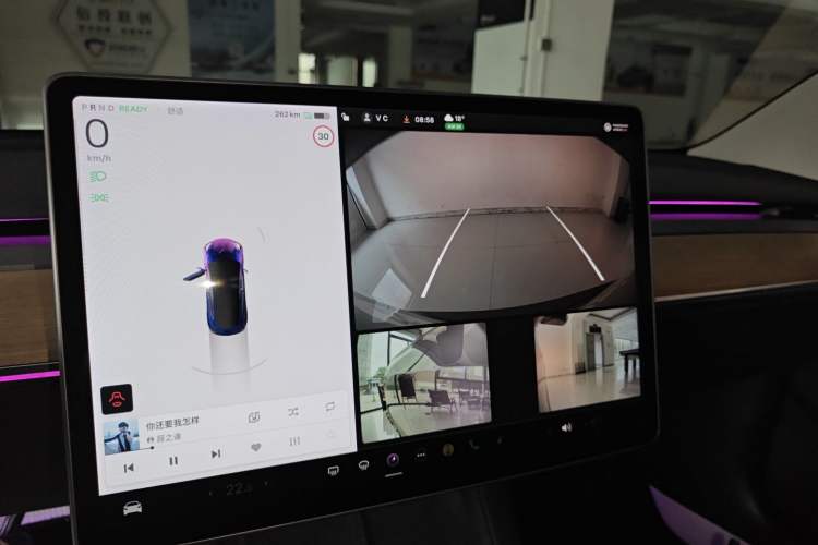 Used Tesla Model 3 2021 Standard Range Rear-Drive Upgraded Version Audio And AC Panel