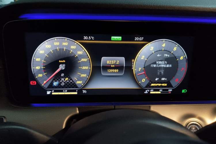 Used Mercedes-Benz E-Class AMG 2019 AMG E 53 4MATIC+ Coupe Odometer Close Up