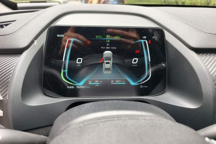 Used BYD Qin Pro New Energy 2019 DM Super Edition 1.5TI Automatic Smart Connect X-Trail Model China V Standard Instrument Cluster