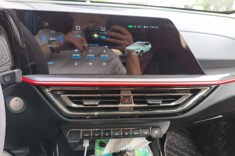 Used CHANGAN OSHAN X5 2021 1.5T DCT Flagship Edition Audio And AC Panel