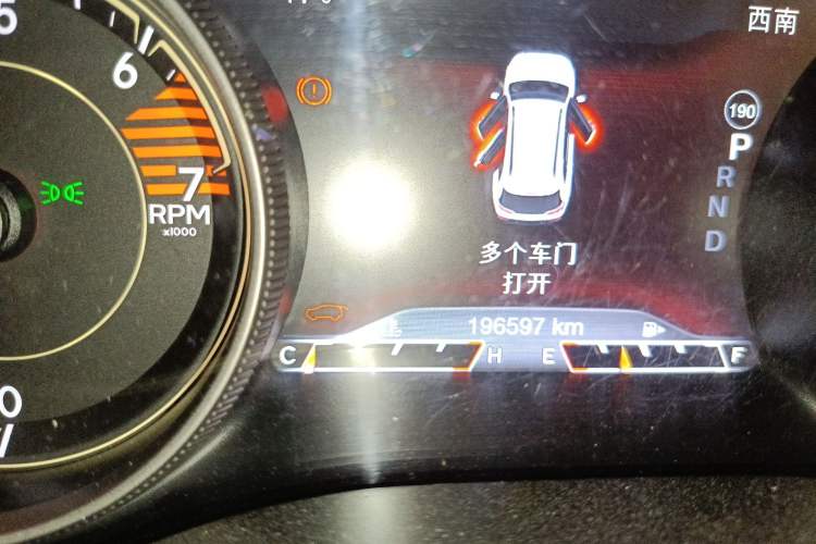 Used Jeep Cherokee 2017 2.4L Professional Smart Edition Odometer Close Up