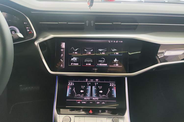 Used Audi A7L 2024 45 TFSI Luxury Edition Audio And AC Panel