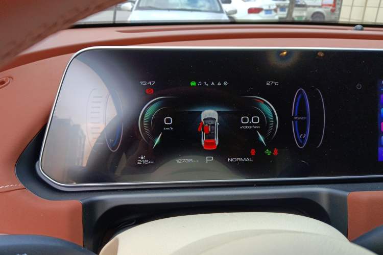 Used ORA Good Cat 2023 401 km Standard Range Luxury Version Lithium Iron Phosphate Instrument Cluster