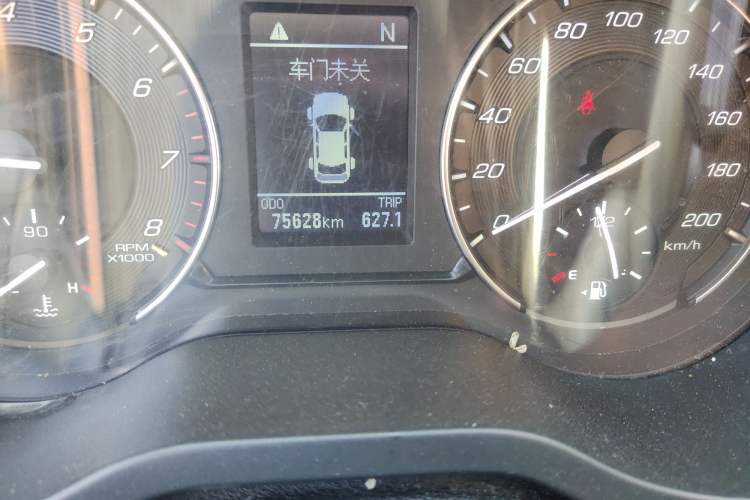 Used Great Wall C30 2016 1.5L AMT Luxury Model Odometer Close Up