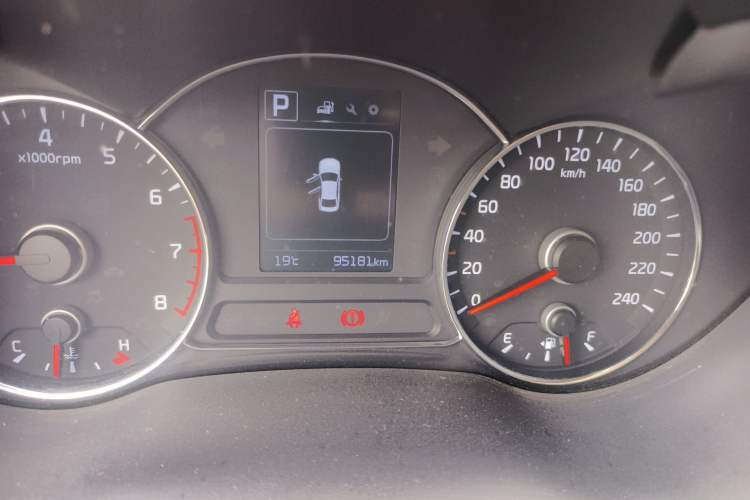 Used Kia K3 2016 1.6L Automatic GL Odometer Close Up
