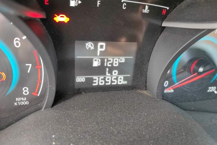 Used Chevrolet Cavalier 2016 1.5L Automatic Enjoyment Edition Odometer Close Up