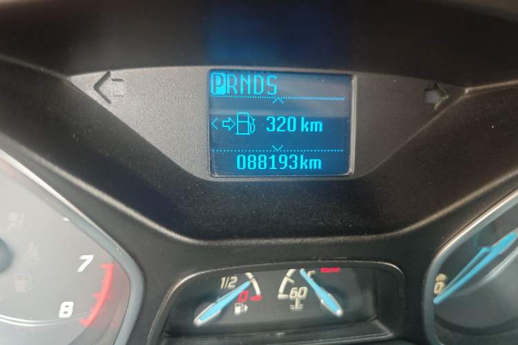 Used Ford Focus 2012 Hatchback 1.6L Automatic Fashion Edition Odometer Close Up