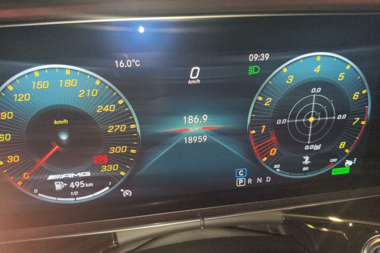 Used Mercedes-Benz AMG GT 2019 AMG GT 50 four-door sports car Instrument Cluster