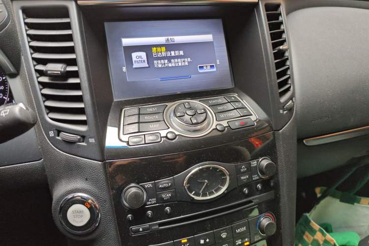 Used Infiniti QX70 2013 3.7L Standard Edition Audio And AC Panel