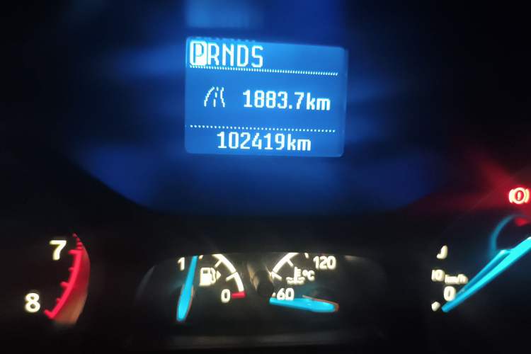 Used Ford Focus 2015 Hatchback 1.6L Automatic Comfort Model Odometer Close Up