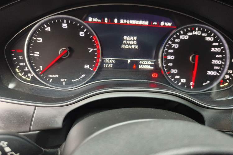 Used Audi A6L 2018 30th Anniversary Edition 45 TFSI quattro Sport model Odometer Close Up