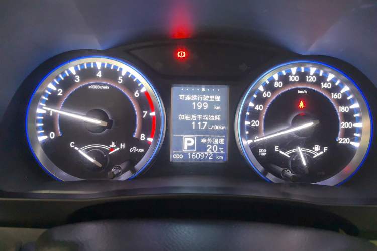 Used Toyota Highlander 2015 2.0T Four-Wheel Drive Luxury Edition 7-Seater Instrument Cluster