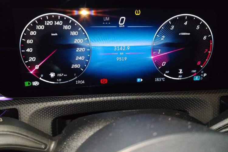 Used Mercedes-Benz CLA 2024 CLA 200 Odometer Close Up