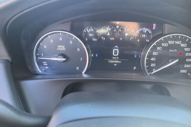 Used Cadillac CT6 2020 28T Elite Edition Odometer Close Up