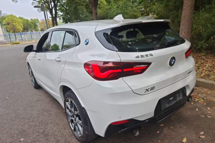 Used BMW X2 2021 Updated xDrive25i Midnight Edition Rear Left 45 Deg