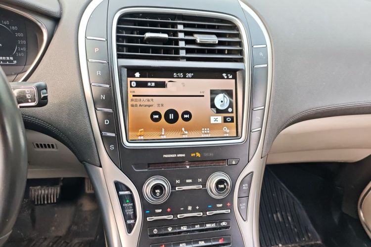 Used Lincoln Nautilus 2019 2.0T Two-Wheel Drive Luxury Edition China VI Standard Audio And AC Panel