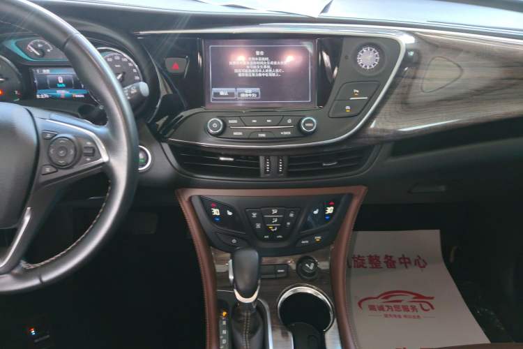 Used Buick Envision 2017 28T Four-Wheel Drive Elite Model Audio And AC Panel