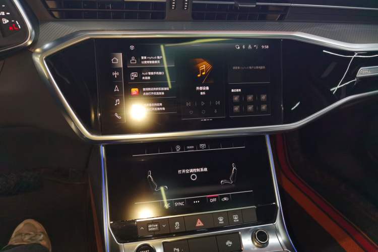 Used Audi A6L 2022 40 TFSI Luxury Prestige Edition Audio And AC Panel