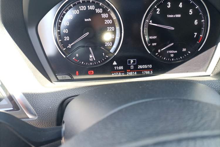 Used BMW 1 Series 2018 118i Leading Model Odometer Close Up