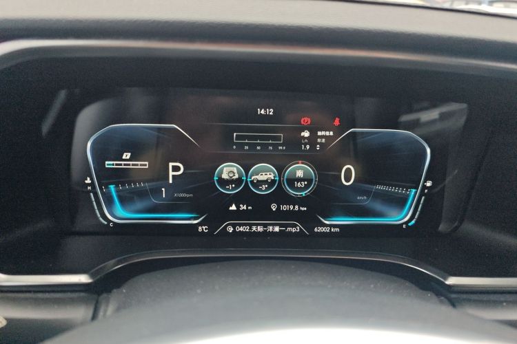 Used BAIC Off-Road BJ40 2018 PLUS 2.3T Automatic Four-Wheel Drive Flagship Version China V Emission Standard Instrument Cluster