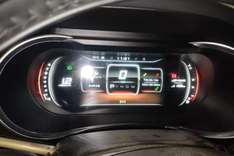 Used JETOUR X90 2019 1.6T DCT Luxury Travel Edition 6 Seats China VI Standard Instrument Cluster