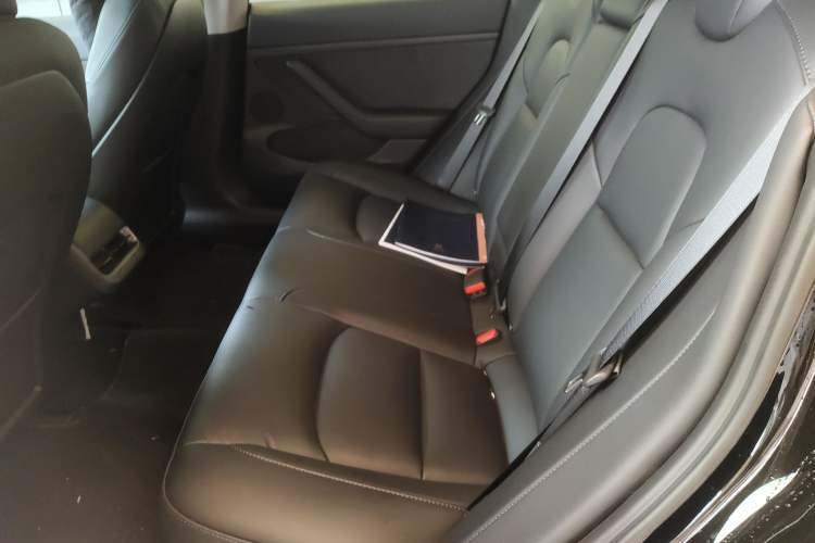 Used Tesla Model 3 2022 Performance High-Performance All-Wheel-Drive Version Left Rear Seat