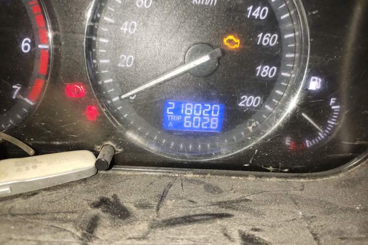 Used BAIC Weiwang M20 2014 1.5L Luxury Version BJ415B Odometer Close Up