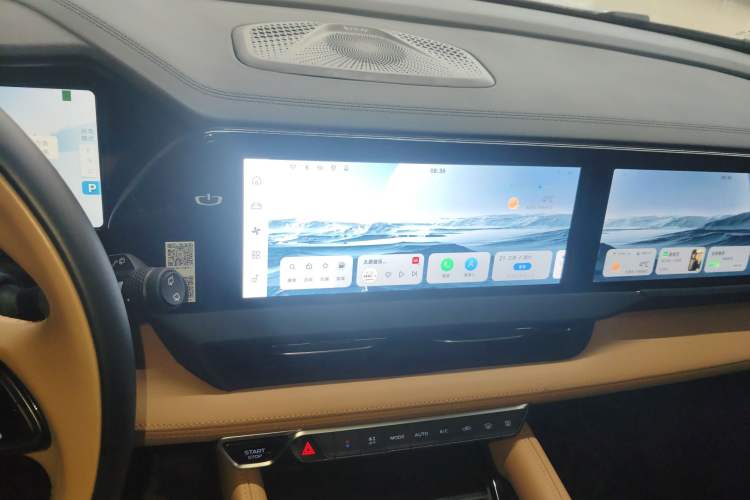 Used Geely Auto Monjaro L Extended Range Electric Version 2022 1.5T DHT Range-Extending Electric Flagship Edition Audio And AC Panel