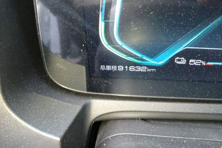 Used BYD Yuan New Energy 2019 EV535 High-Energy Leading Edition Odometer Close Up